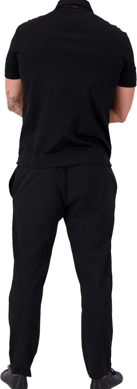 Les Brutes Mercerized Cotton Polo Zwart