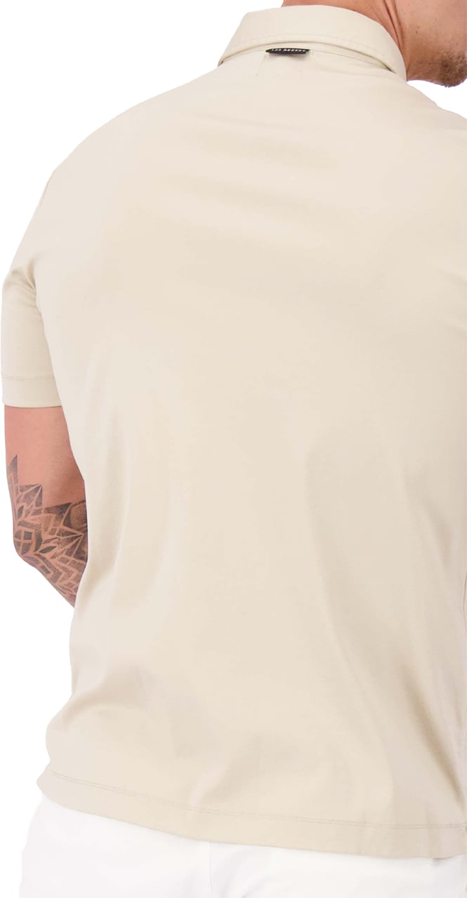 Les Brutes Mercerized Cotton Polo Wit