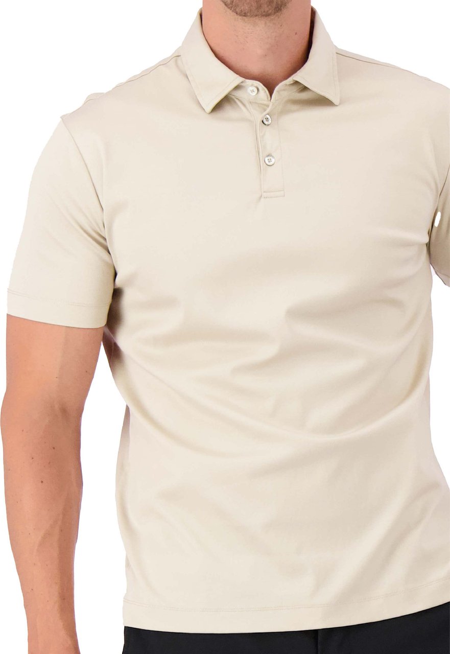 Les Brutes Mercerized Cotton Polo Wit