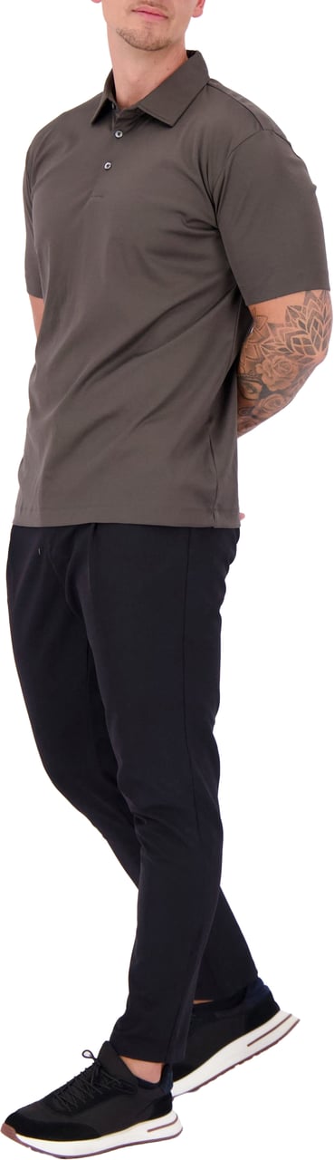 Les Brutes Mercerized Cotton Polo Groen