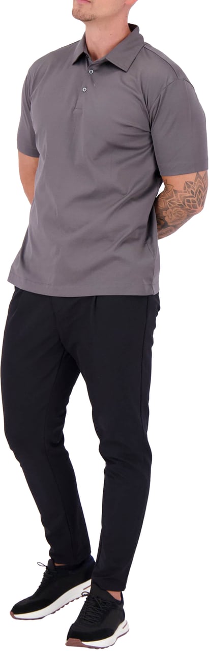 Les Brutes Mercerized Cotton Polo Grijs