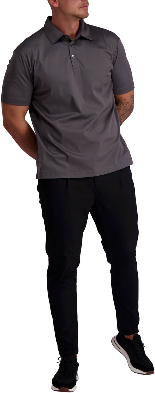 Les Brutes Mercerized Cotton Polo Grijs