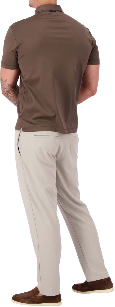 Les Brutes Mercerized Cotton Polo Groen