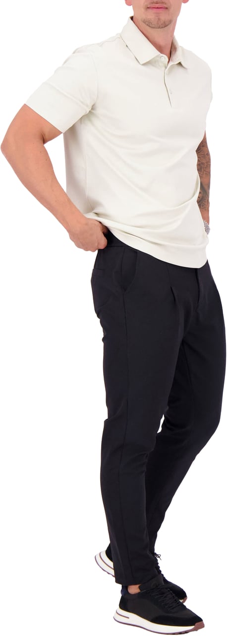 Les Brutes Mercerized Cotton Polo Wit