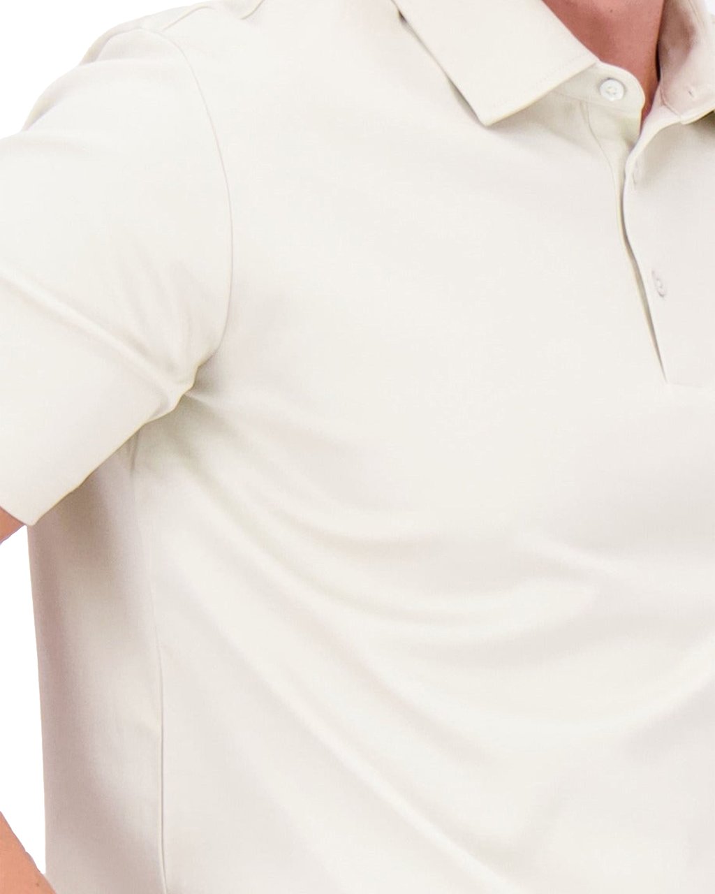 Les Brutes Mercerized Cotton Polo Wit