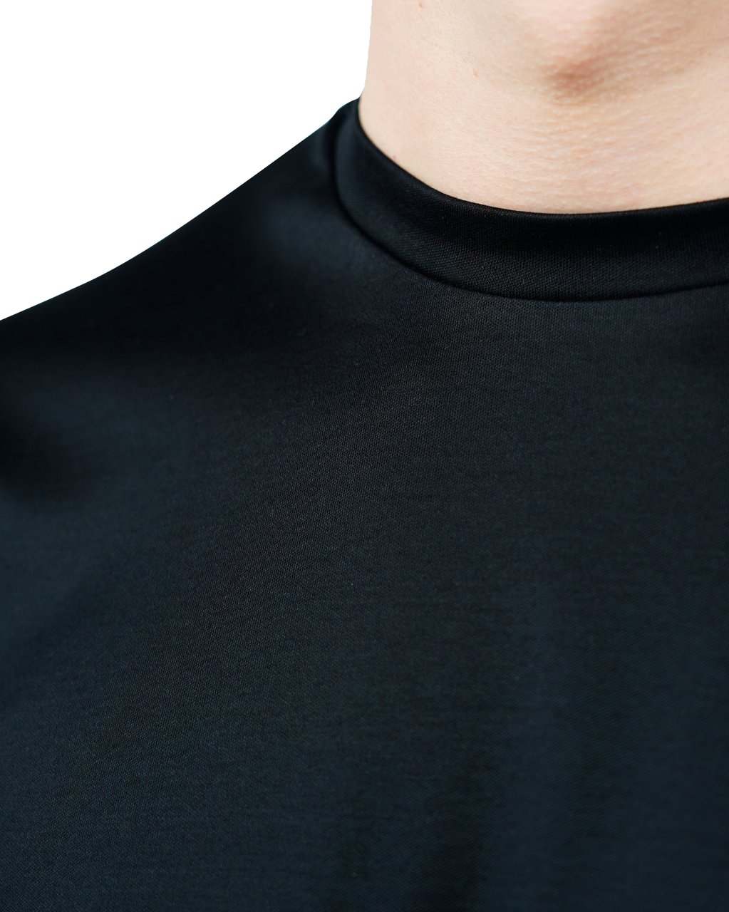 Les Brutes Mercerized Cotton T-Shirt Zwart