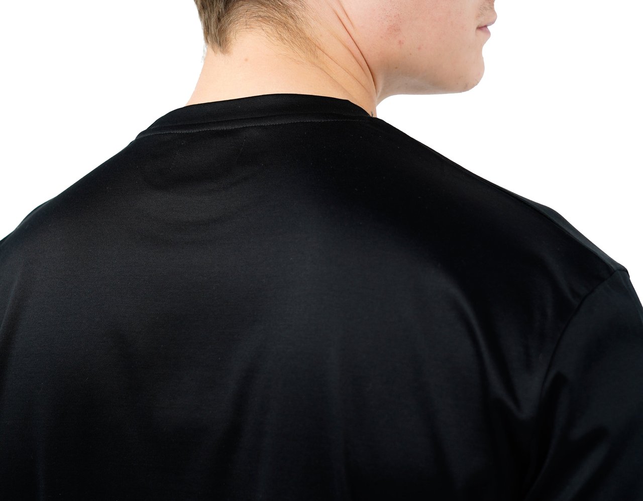 Les Brutes Mercerized Cotton T-Shirt Zwart