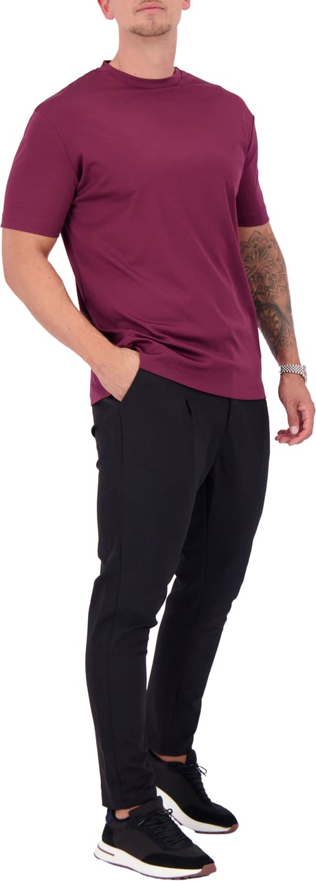 Les Brutes Mercerized Cotton T-Shirt Rood