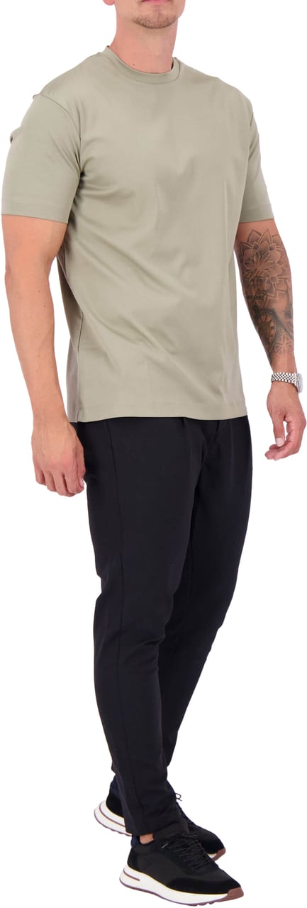 Les Brutes Mercerized Cotton T-Shirt Groen