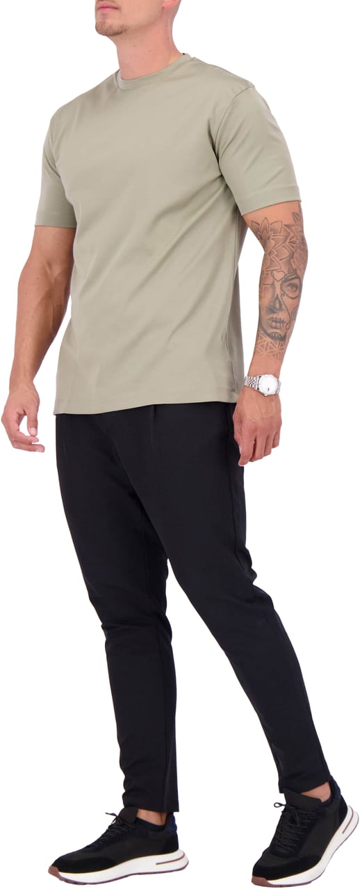 Les Brutes Mercerized Cotton T-Shirt Groen