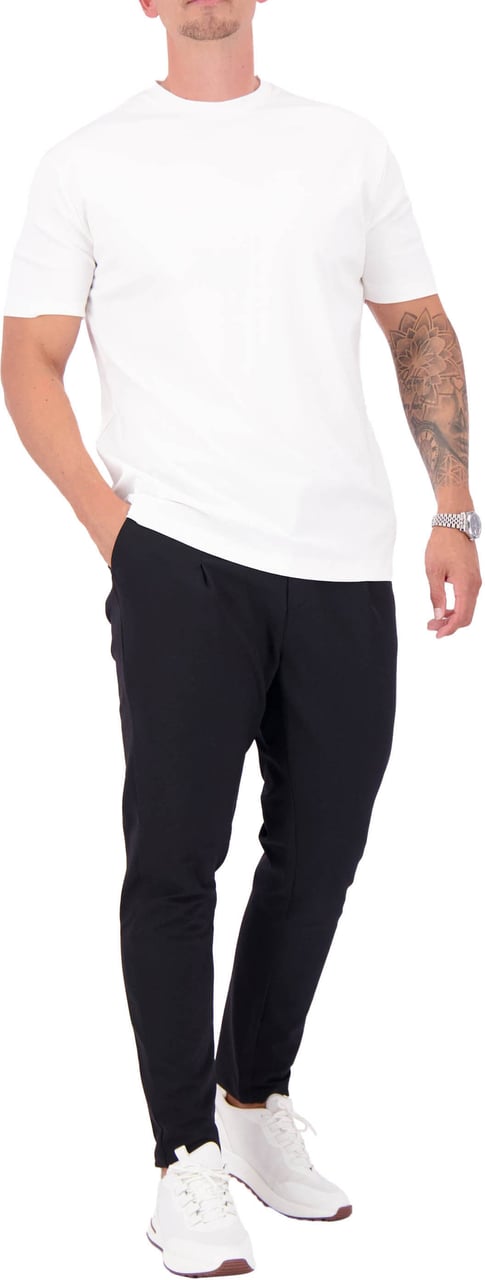 Les Brutes Mercerized Cotton T-Shirt Wit