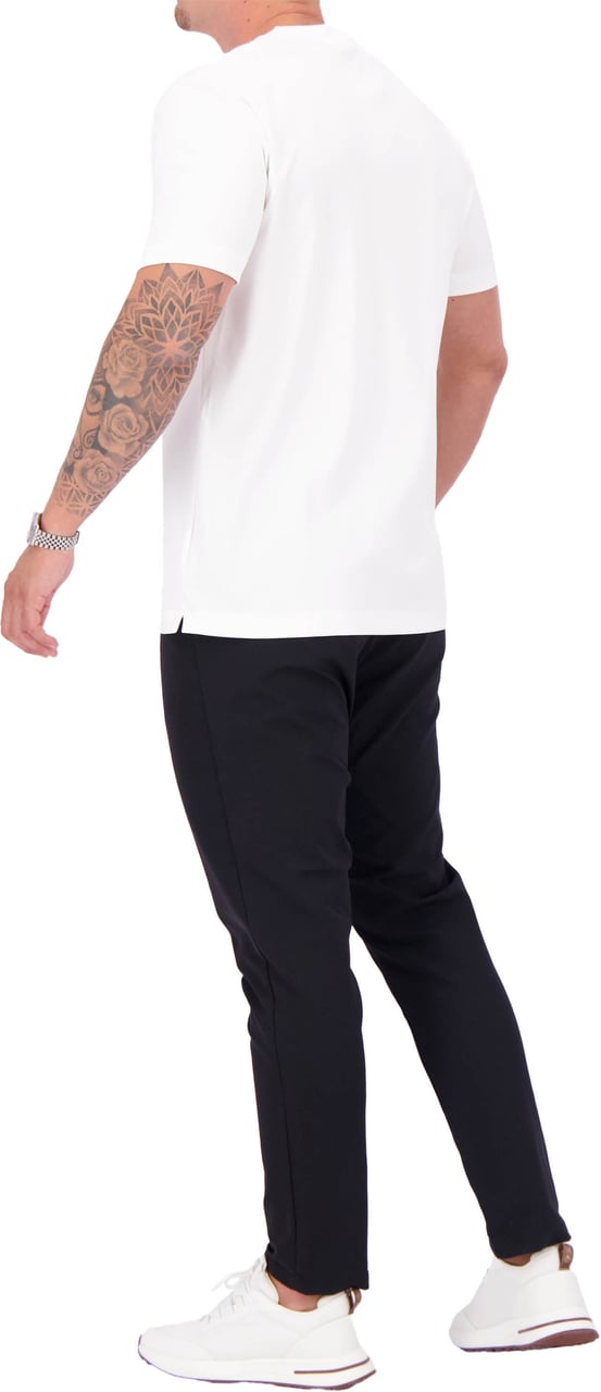 Les Brutes Mercerized Cotton T-Shirt Wit