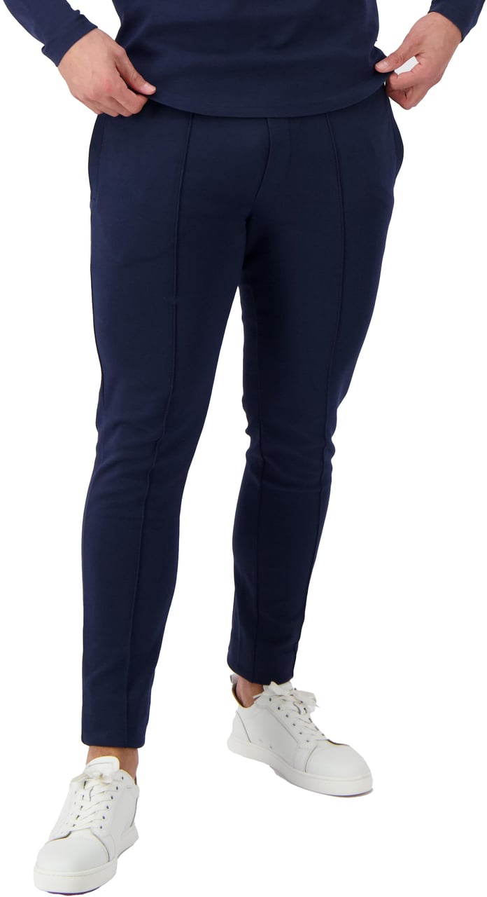 Les Brutes Trousers Pantalon Navy Blauw