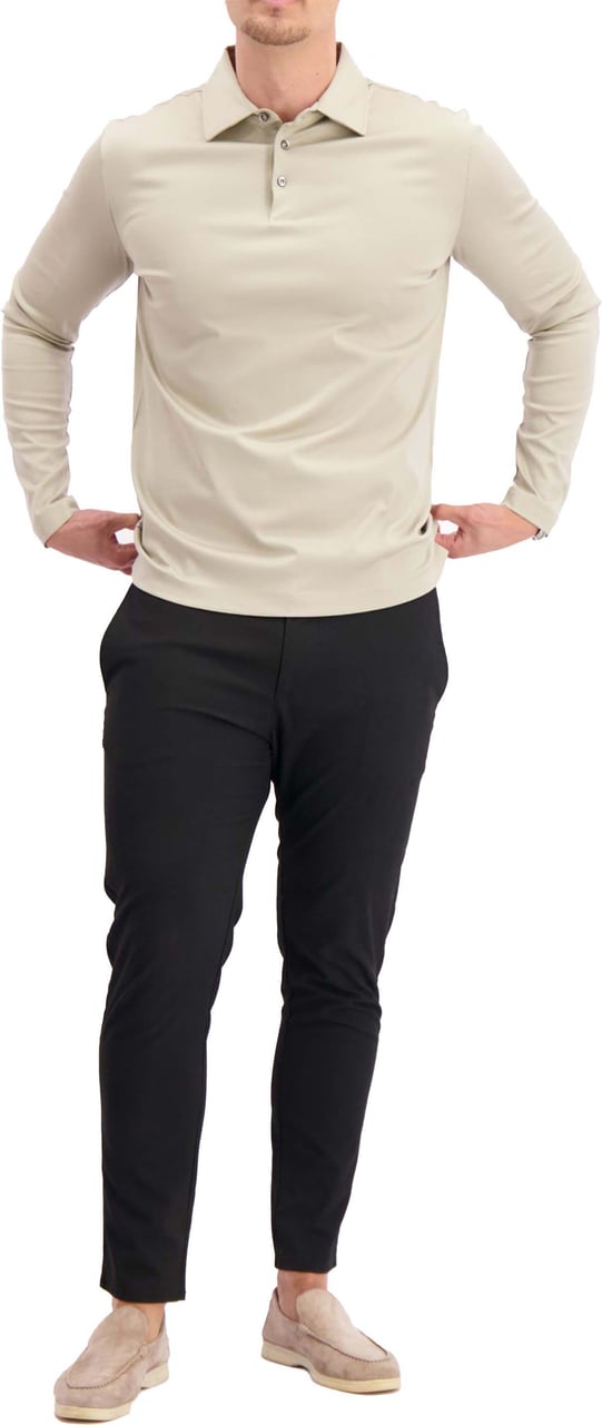 Les Brutes Polo Long Sleeve Beige Beige