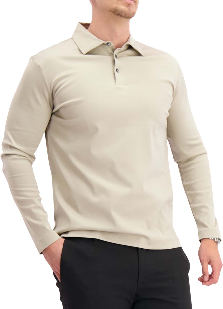 Les Brutes Polo Long Sleeve Beige Beige