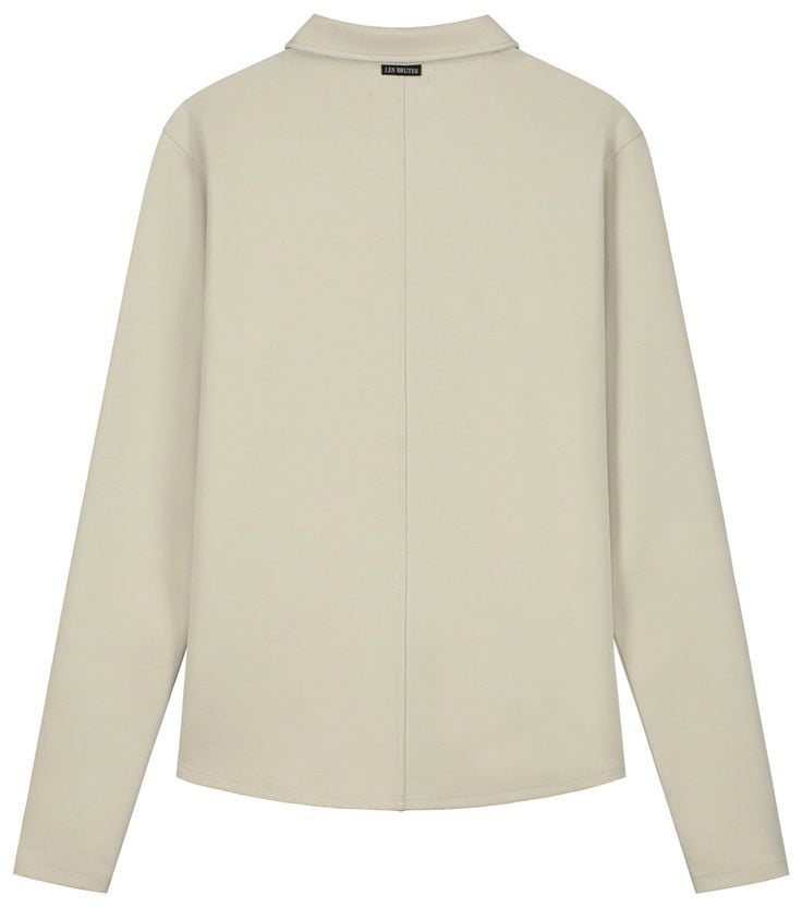 Les Brutes Polo Long Creme Wit