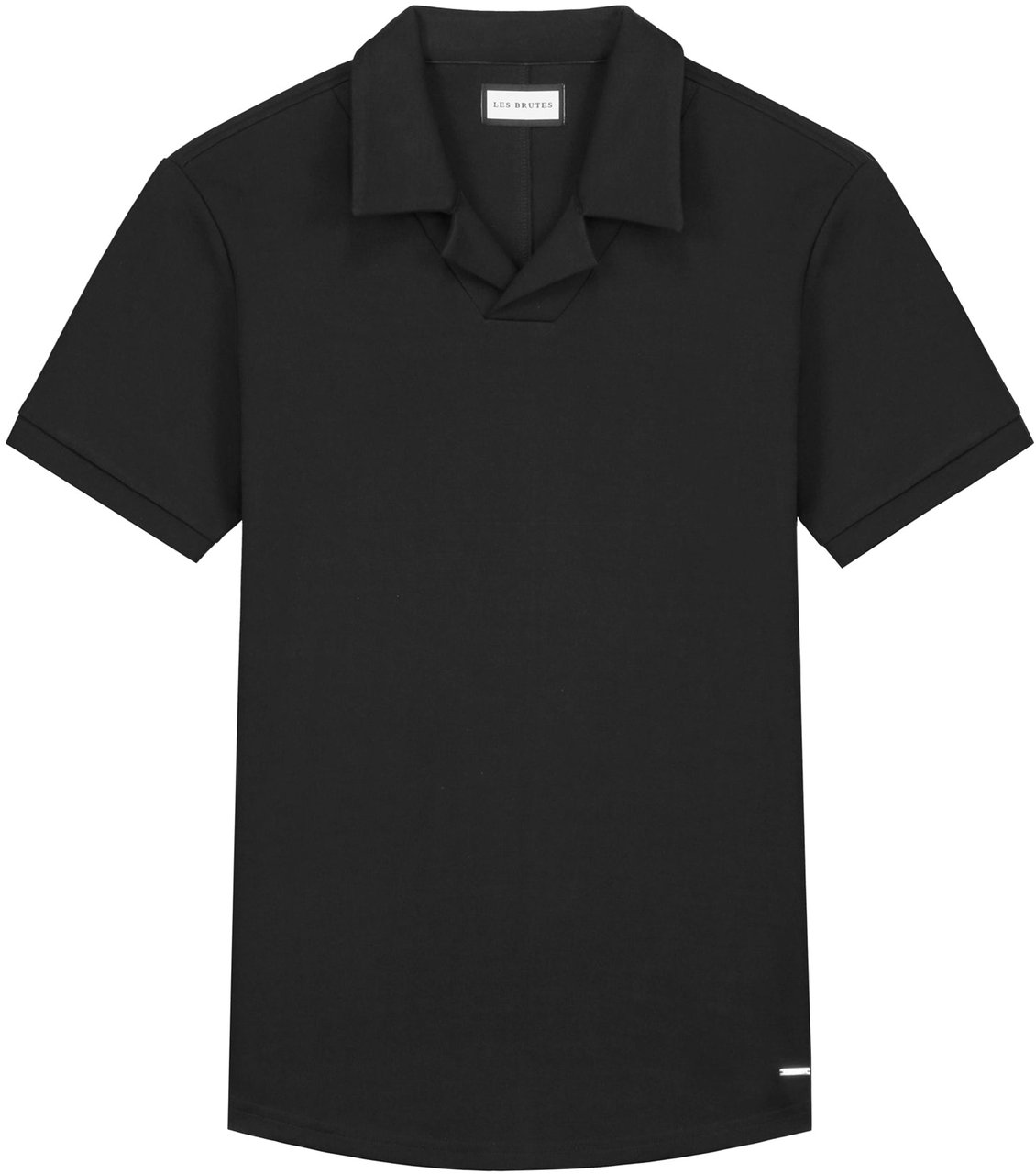Les Brutes Polo Short Sleeve Black Zwart
