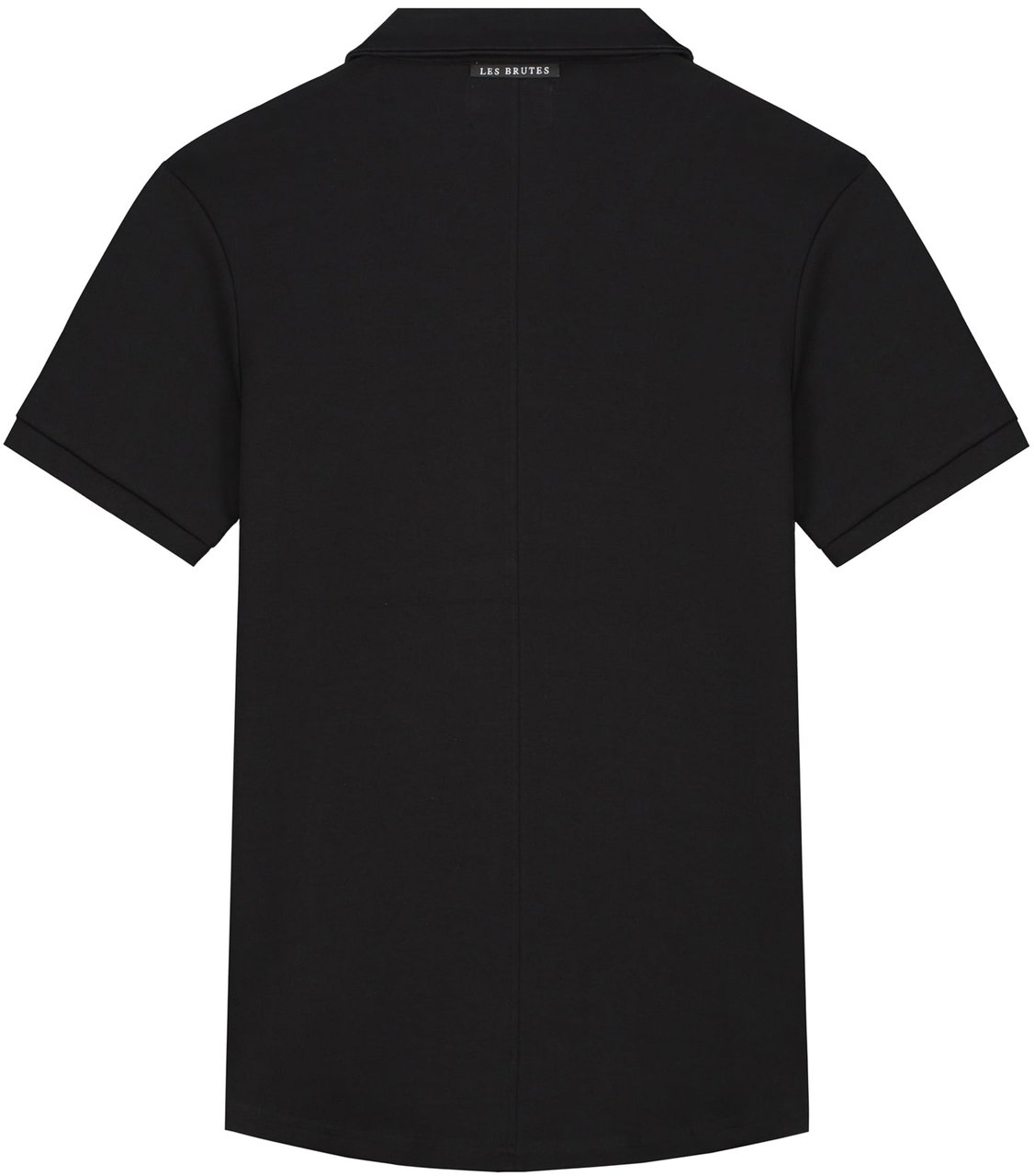 Les Brutes Polo Short Sleeve Black Zwart