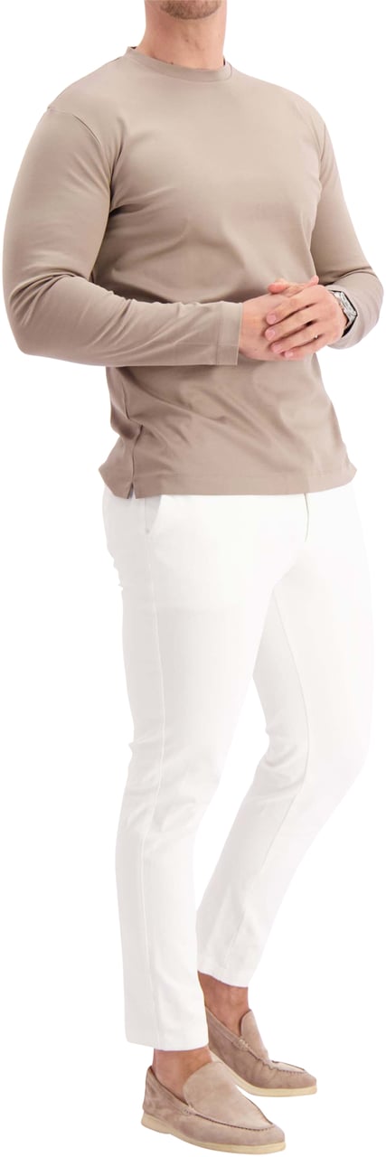 Les Brutes T-shirt Longsleeve Taupe Taupe