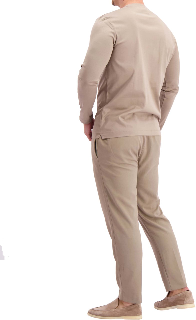 Les Brutes T-shirt Longsleeve Taupe Taupe