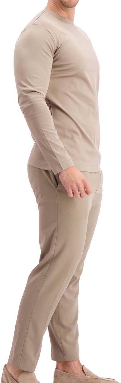 Les Brutes T-shirt Longsleeve Taupe Taupe