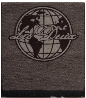 Les Deux Scarfs Mountain Grey Brown Bruin