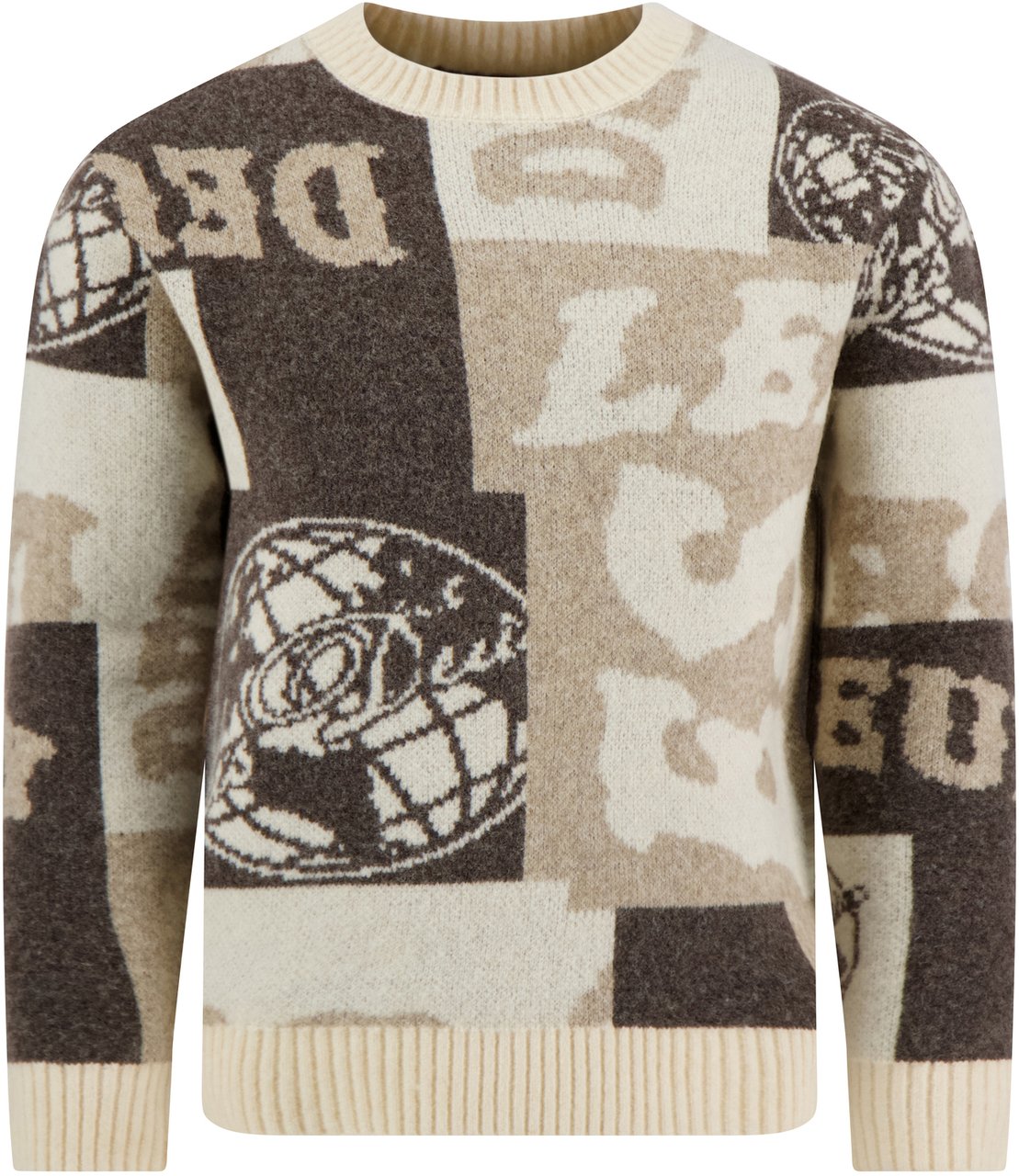 Les Deux Trui Multicolor Divers