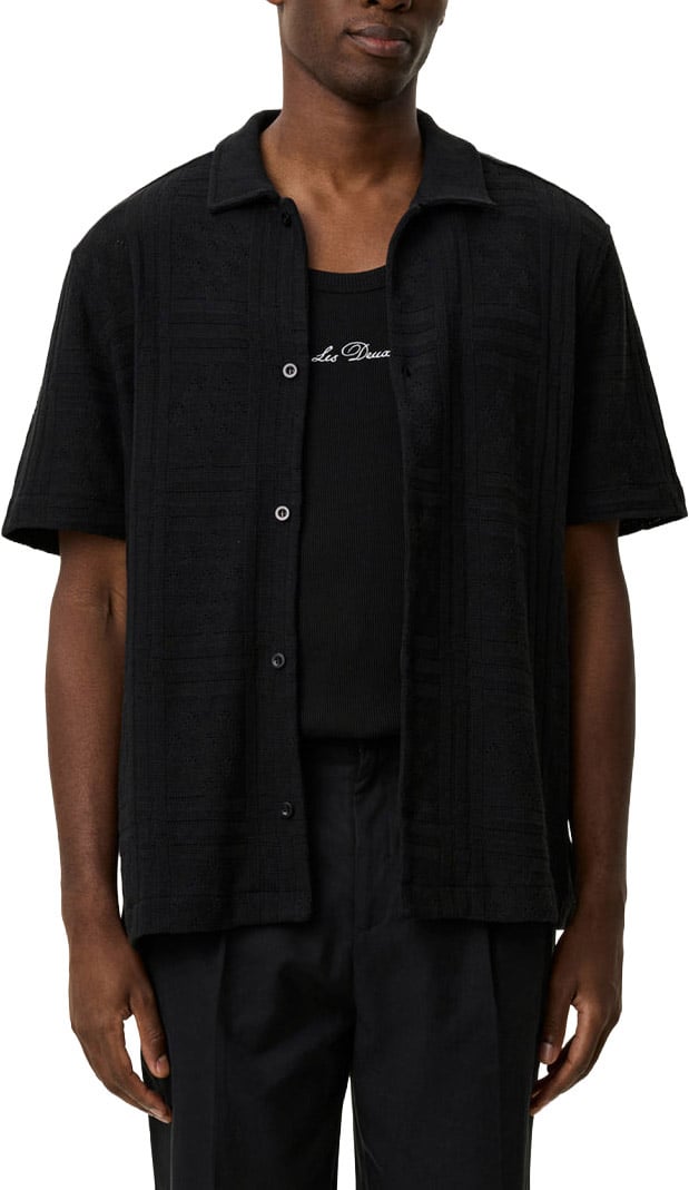 Les Deux Shirts Black Zwart