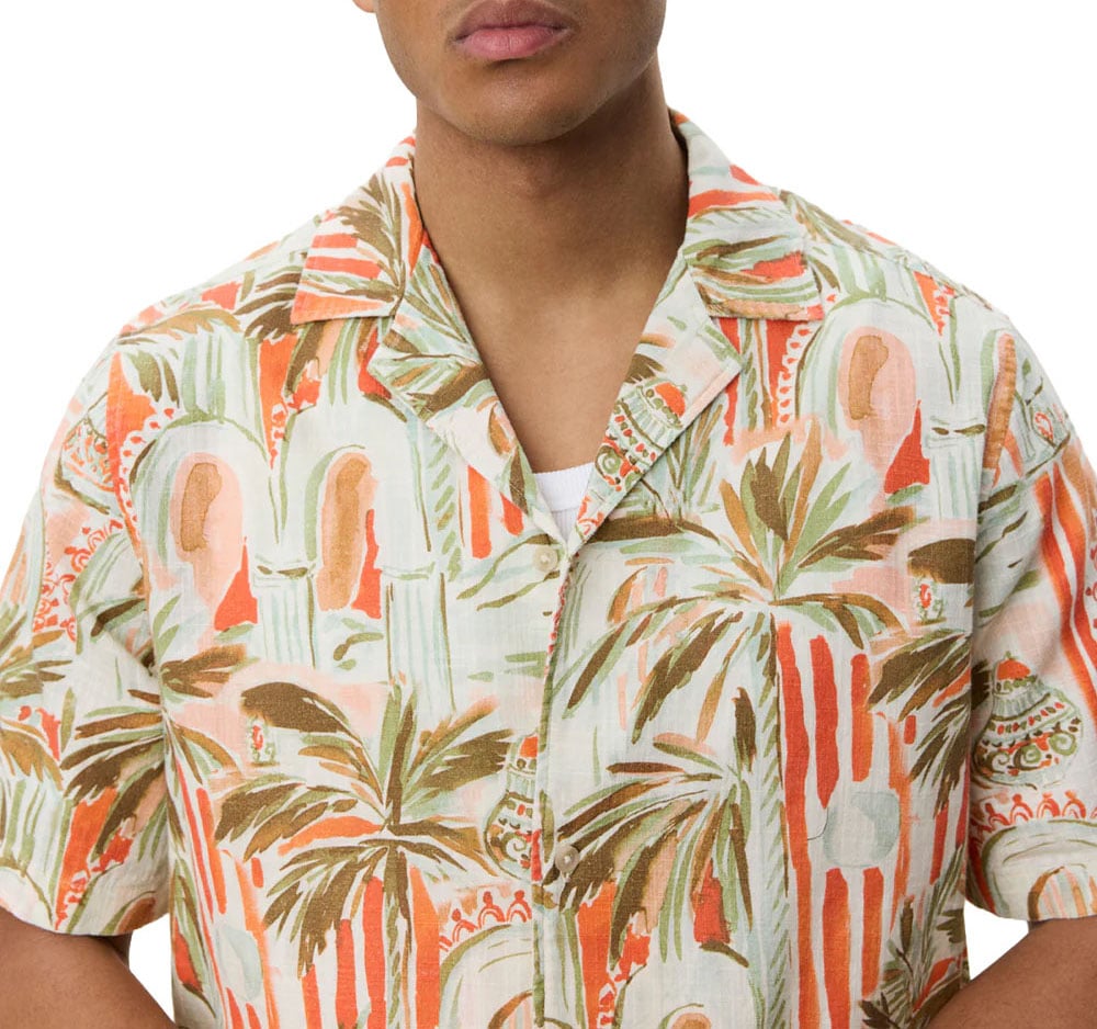 Les Deux Shirts Raw Sienna Orane Oranje