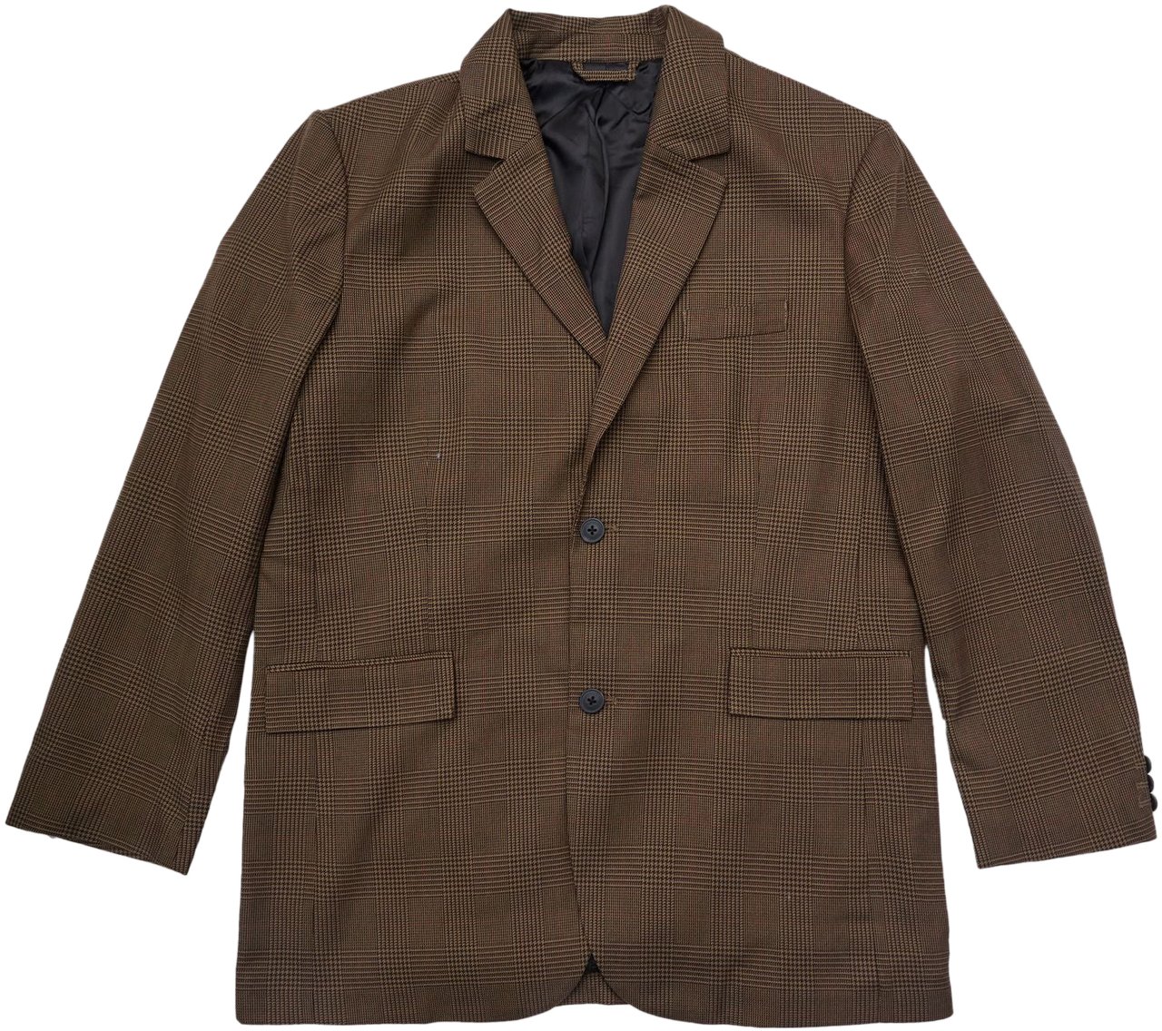 Les Deux Blazer James Houndstooth Check Marrone Bruin