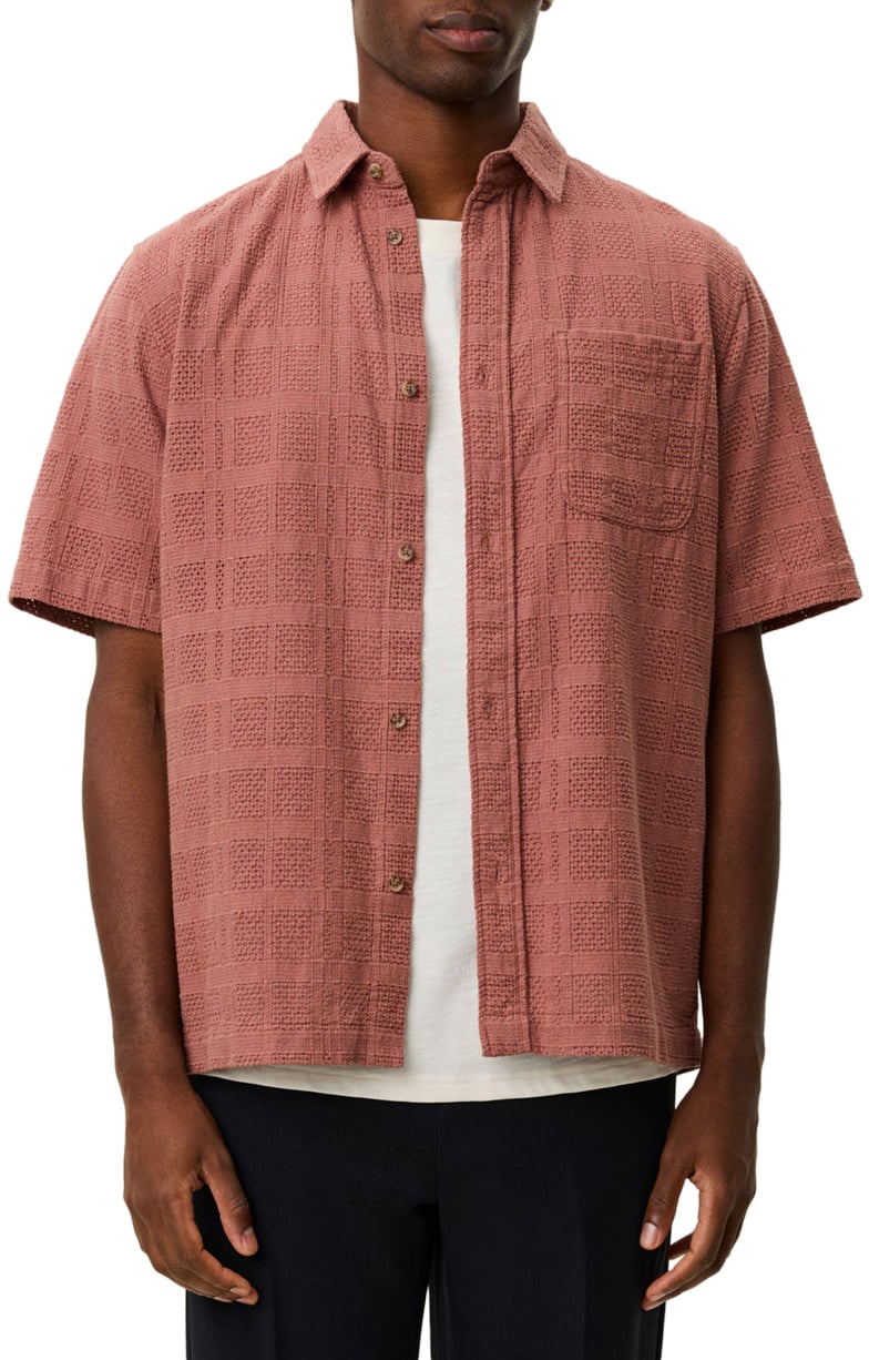 Les Deux Camicia Charlie Cognac Red Divers