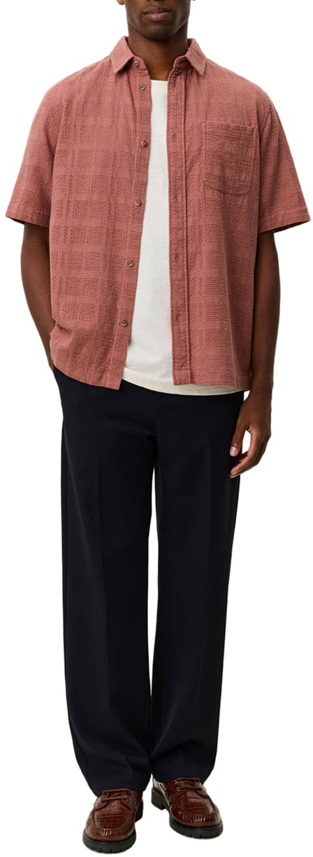 Les Deux Camicia Charlie Cognac Red Divers