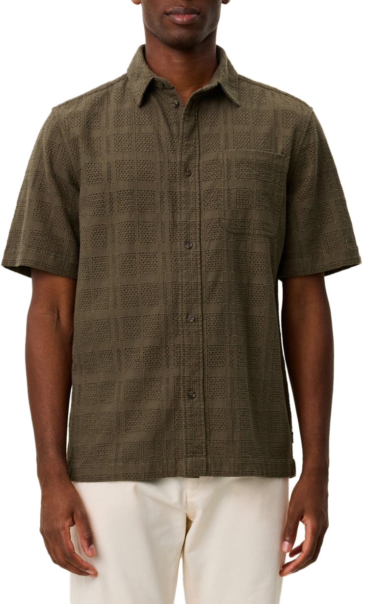 Les Deux Camicia Charlie Olive Night Divers