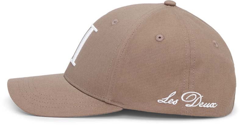 Les Deux casquettes les deux coton beige Bruin