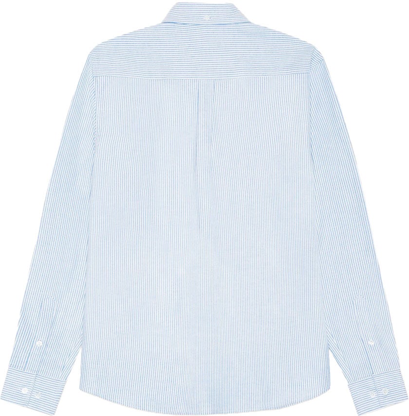 Les Deux chemise les deux konrad oxford bleu blanc Blauw