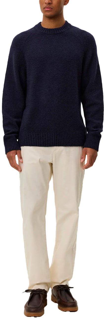 Les Deux gilbert crewneck knit Blauw