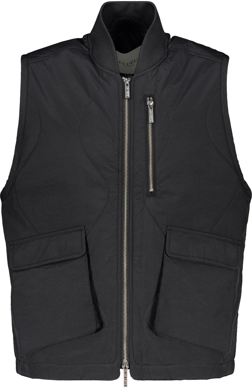 Les Deux Nylon vest Zwart