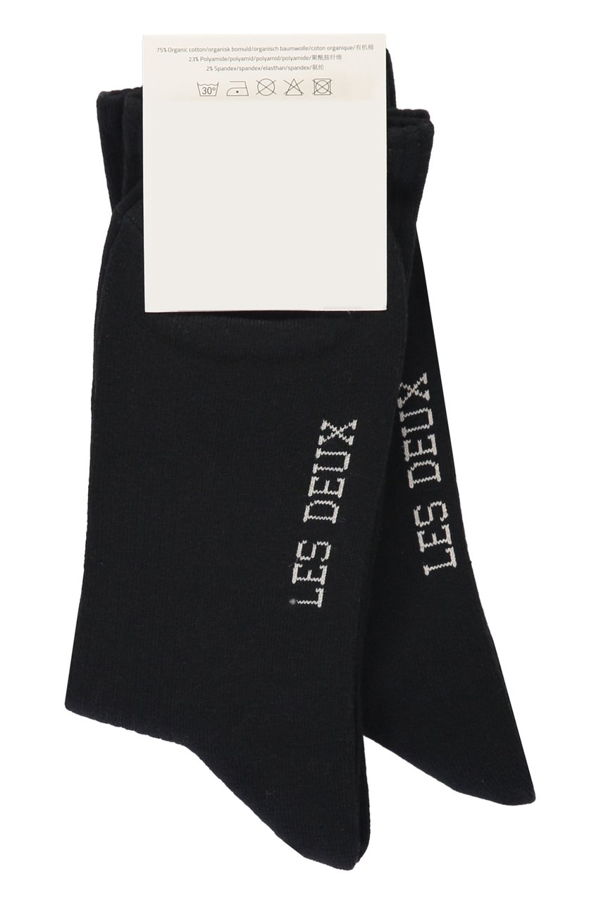Les Deux Set of two socks Zwart
