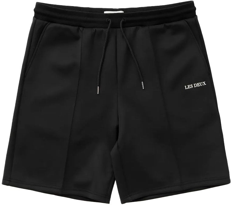Les Deux les deux ballier shorts black Zwart
