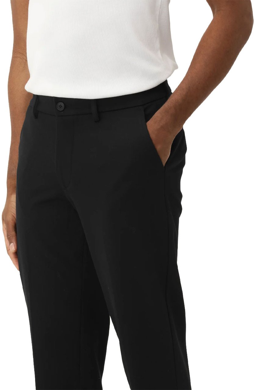 Les Deux les deux como pantalon regular noir Zwart