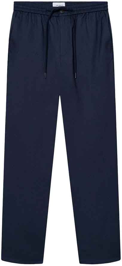 Les Deux les deux como tapered drawstring pants dark navy Blauw