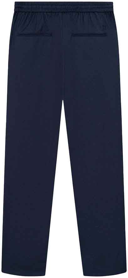 Les Deux les deux como tapered drawstring pants dark navy Blauw