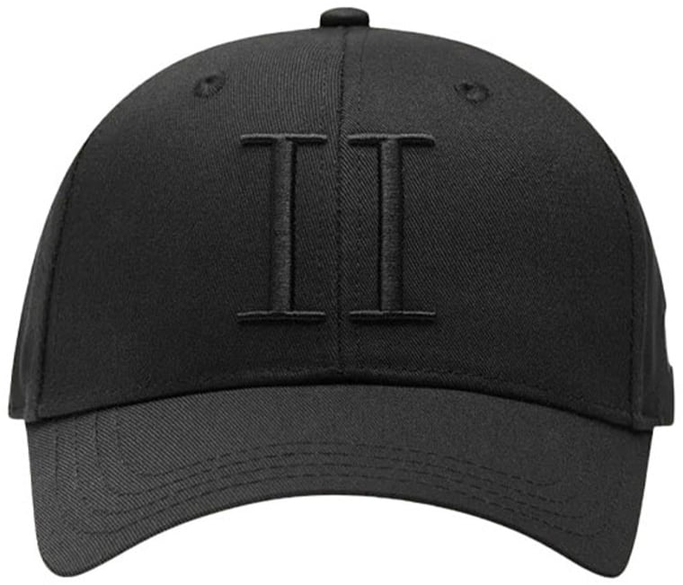 Les Deux les deux encore organic casquette noir Zwart