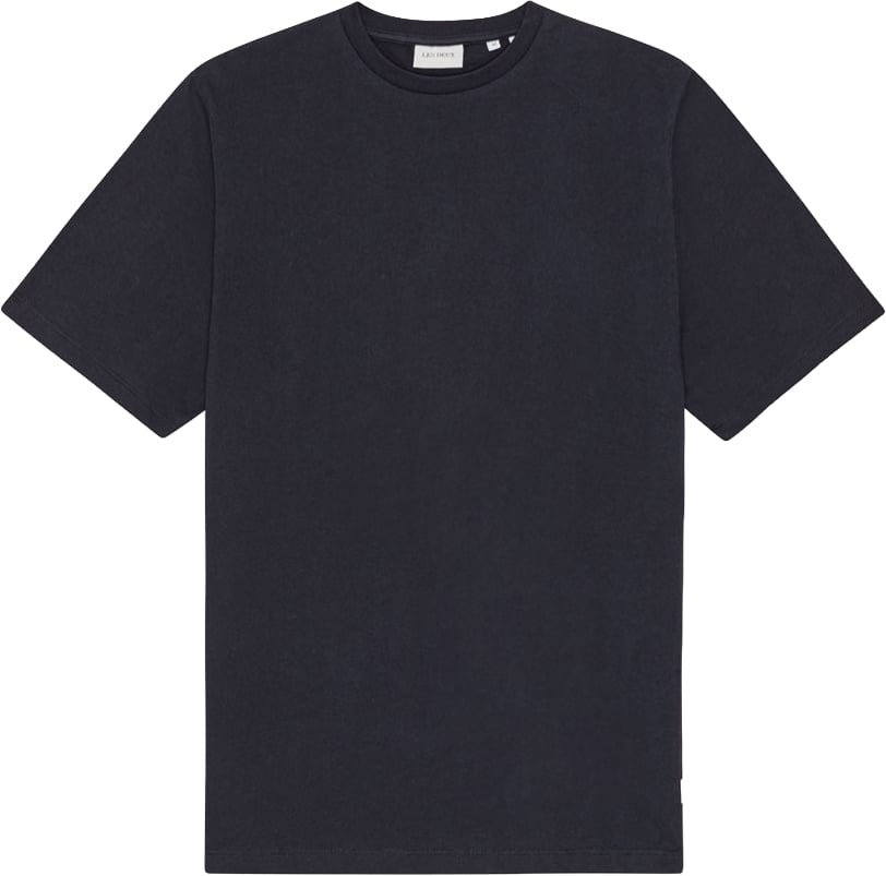 Les Deux les deux flower basket tshirt blue Blauw