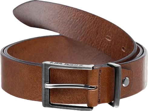 Les Deux les deux walker ceinture cuir marron Bruin