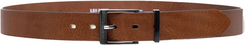 Les Deux les deux walker ceinture cuir marron Bruin