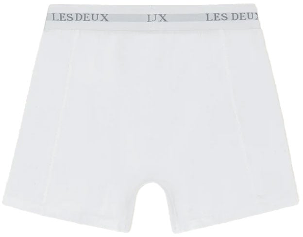 les deux warren coffret boxers blanc Beige