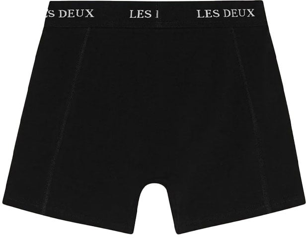 Les Deux les deux warren coffret boxers noir Zwart