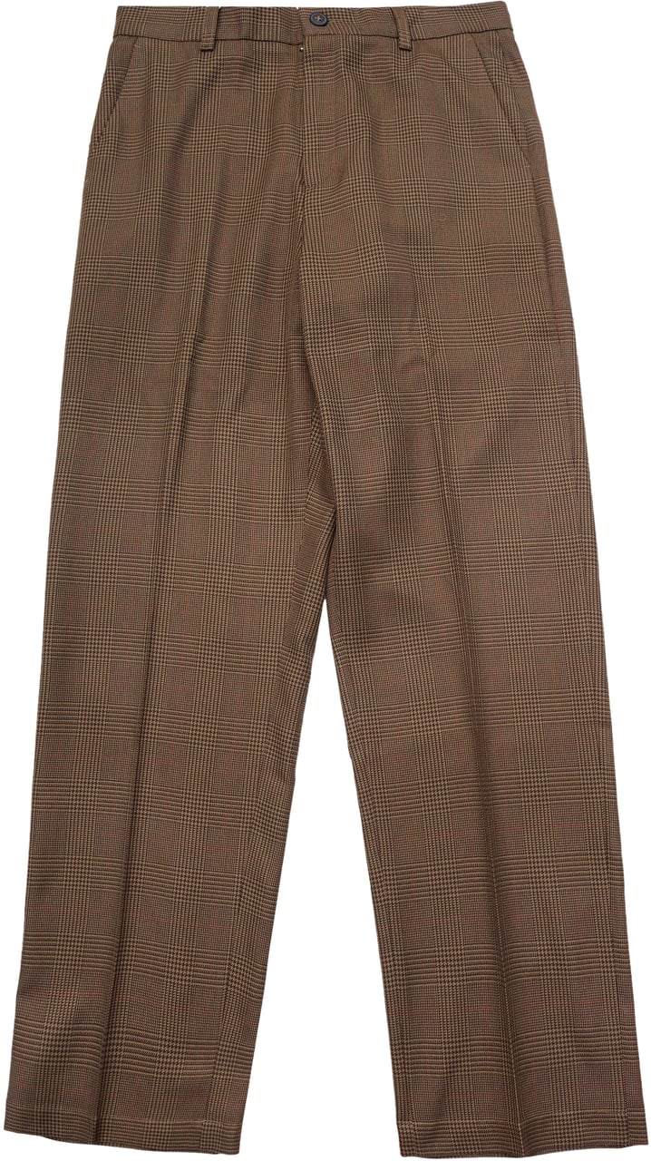 Les Deux Pantalone Sartoriale Randall Houndstooth Marrone Bruin