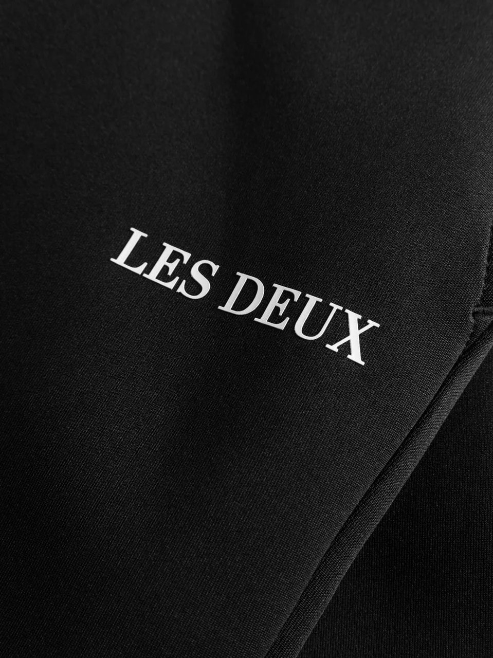 Les Deux pantalon survetement confort large coupe noir Zwart